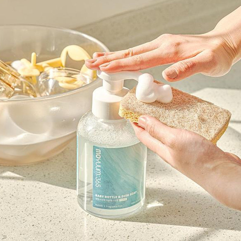Moyuum Sea Salt Baby Bottle and Dish Cleanser - Foam Type 500ml (Fragrance Free)