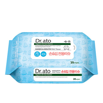 Dr.ato Hand & Mouth Wet Tissue 20p