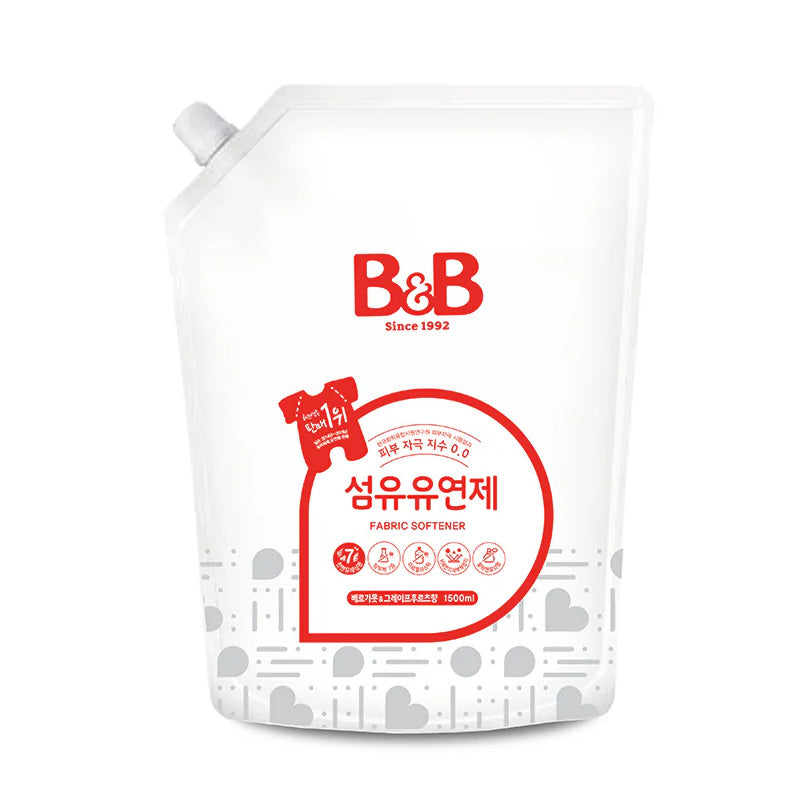 B&B  Baby Fabric Softener Refill - Bergamot 1500ml