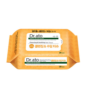 Dr.ato Cleansing & Soothing Wet Tissue 20p