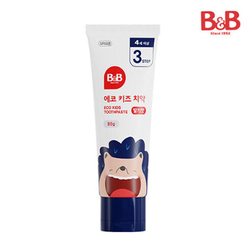 B&B Eco Kids Toothpaste Strawberry 80g (Step 3)
